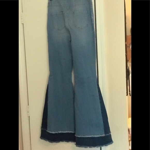 Fashion Nova Denim - Two-tone wide leg jeans